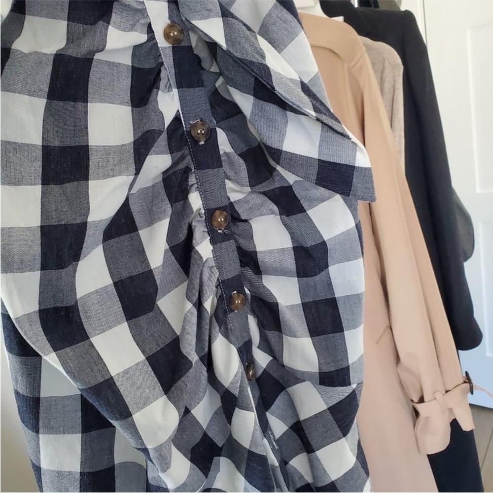 Likely 00 cotton dress plaid minka - Picture 9 of 12